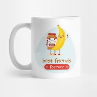 Best friends forever - Banana & Peanut butter Mug